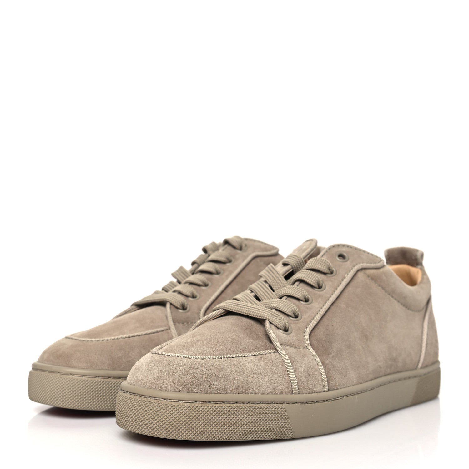 Christian Louboutin Suede Rantulow Mens Orlato Flat Sneakers 43 Saharienne 3 of 8