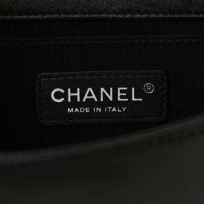 Chanel Plexiglass Patent Crystal Lego Brick Flap Black 6 of 10