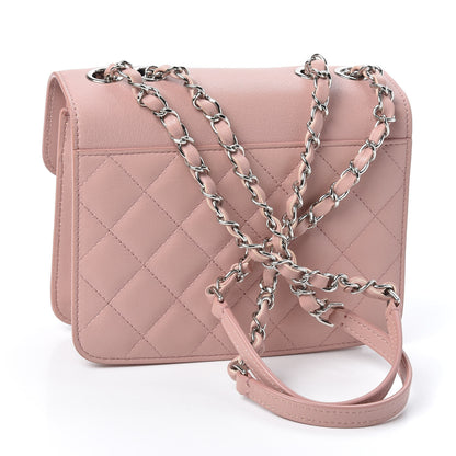 Chanel Calfskin Quilted Small CC Box Flap Pink 2 of 10