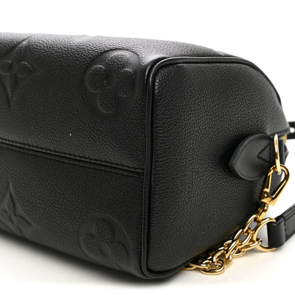 Louis Vuitton Empreinte Monogram Giant Speedy Bandouliere 20 Black 9 of 9