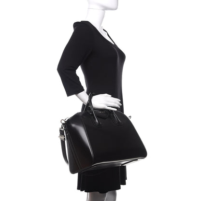 Givenchy Shiny Lord Calfskin Medium Antigona Black 3 of 11