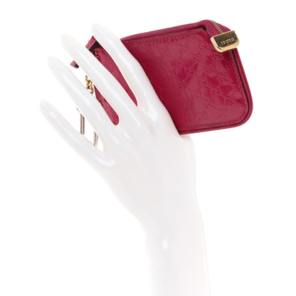 Gucci Patent Microguccissima Key Case Rose Bed 2 of 7