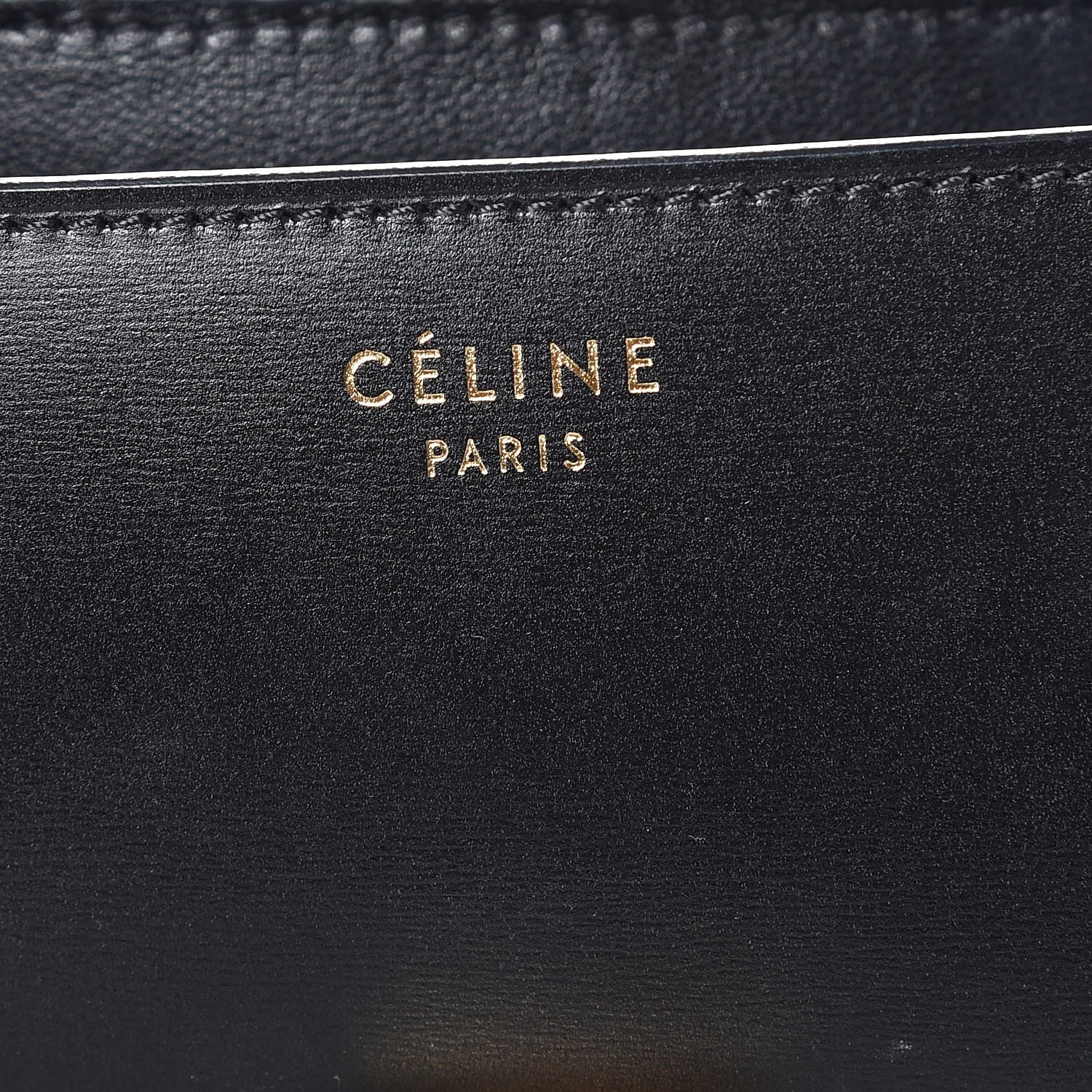 Celine Box Calfskin Medium Classic Box Flap Bag Black 6 of 8