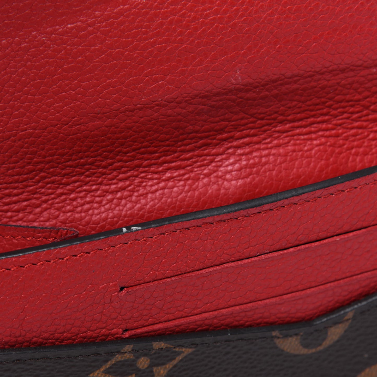 Monogram Pallas Compact Wallet Cherry