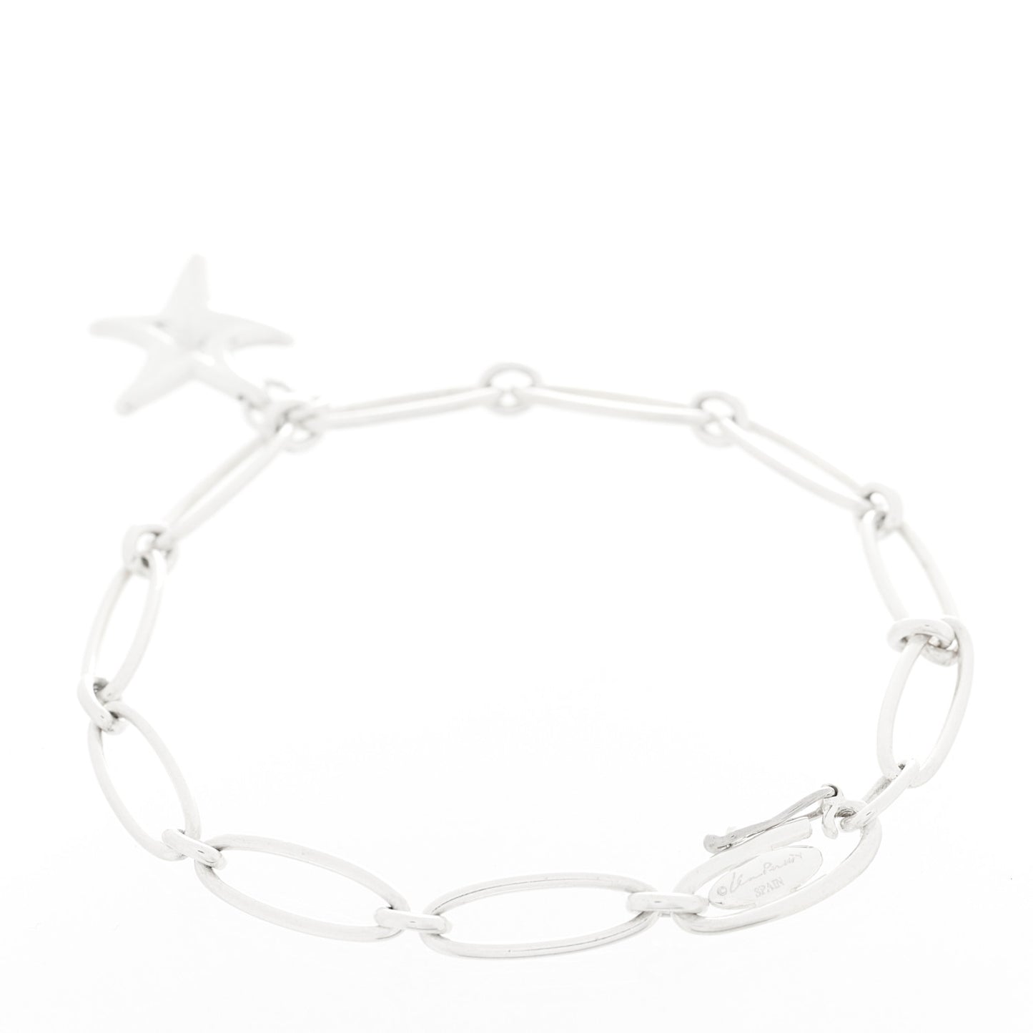 Sterling Silver Elsa Peretti Starfish Charm Bracelet