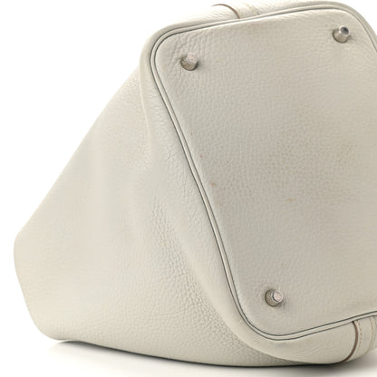 Hermes Taurillon Clemence Picotin Lock 22 MM Gris Perle 7 of 8