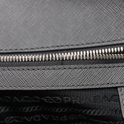 Prada Saffiano Travel Shopping Tote Mercurio 16 of 16
