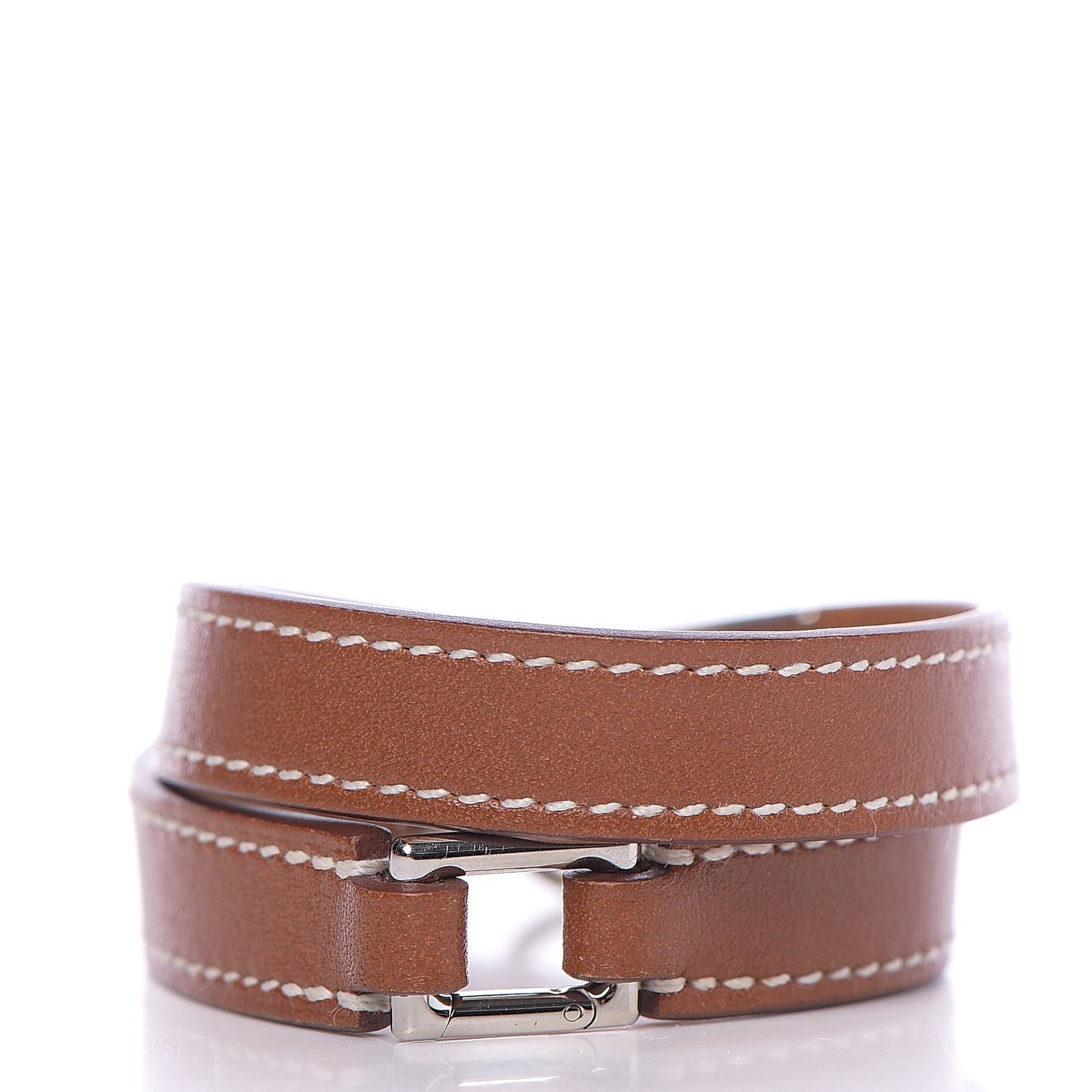 Barenia Rivale Double Tour Bracelet S Fauve