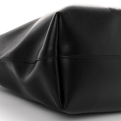 Fendi Vitello Liberty Lucido Metal Monster Eyes Medium Roll Tote Black 8 of 11