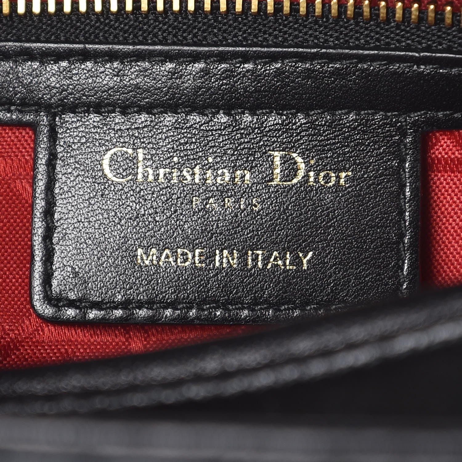 Christian Dior Lambskin Cannage Large Lady Dior Black 7 of 8