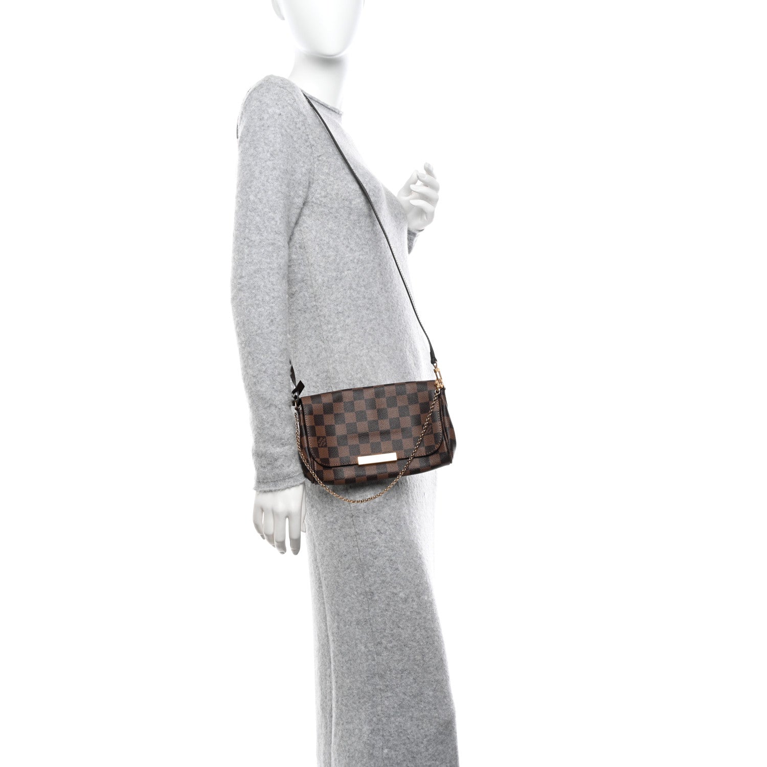 Louis Vuitton Damier Ebene Favorite PM 3 of 10
