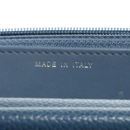 Chanel Caviar Wallet on Chain WOC Blue 9 of 9