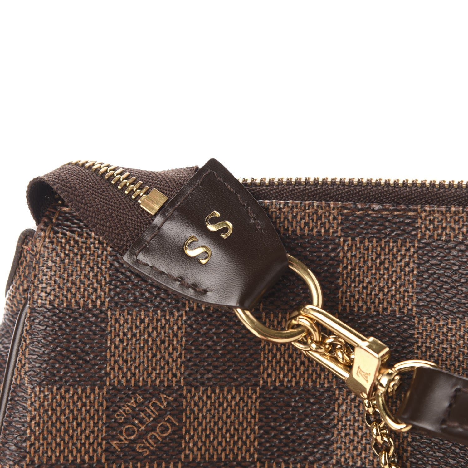 Louis Vuitton Damier Ebene Eva Clutch 9 of 11