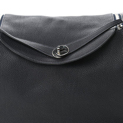 Hermes Taurillon Clemence Lindy 34 Indigo 9 of 9