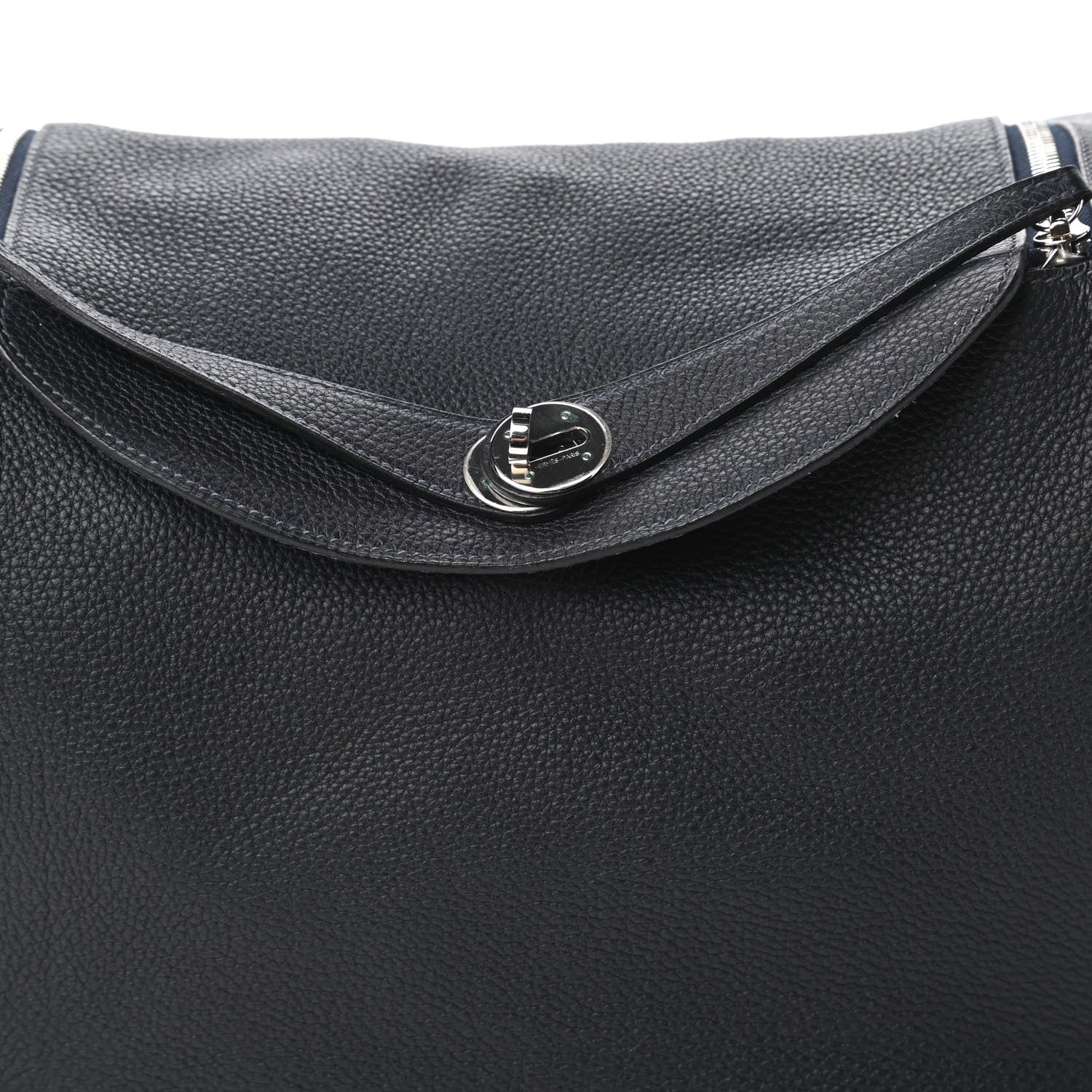 Hermes Taurillon Clemence Lindy 34 Indigo 9 of 9