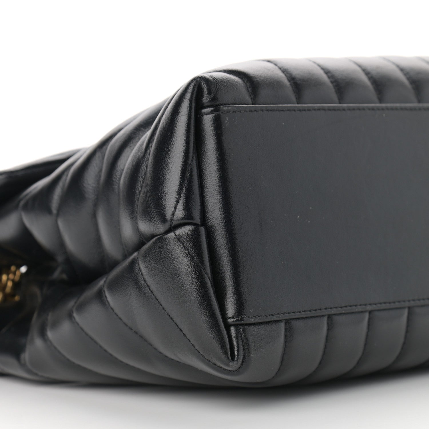 Saint Laurent Calfskin Y Quilted Monogram Medium Loulou Chain Satchel Black 8 of 9