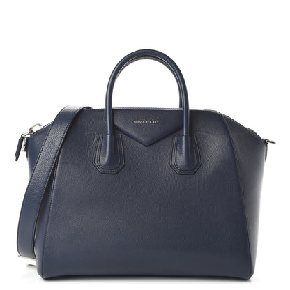 Givenchy Sugar Goatskin Medium Antigona Deep Blue 1 of 10