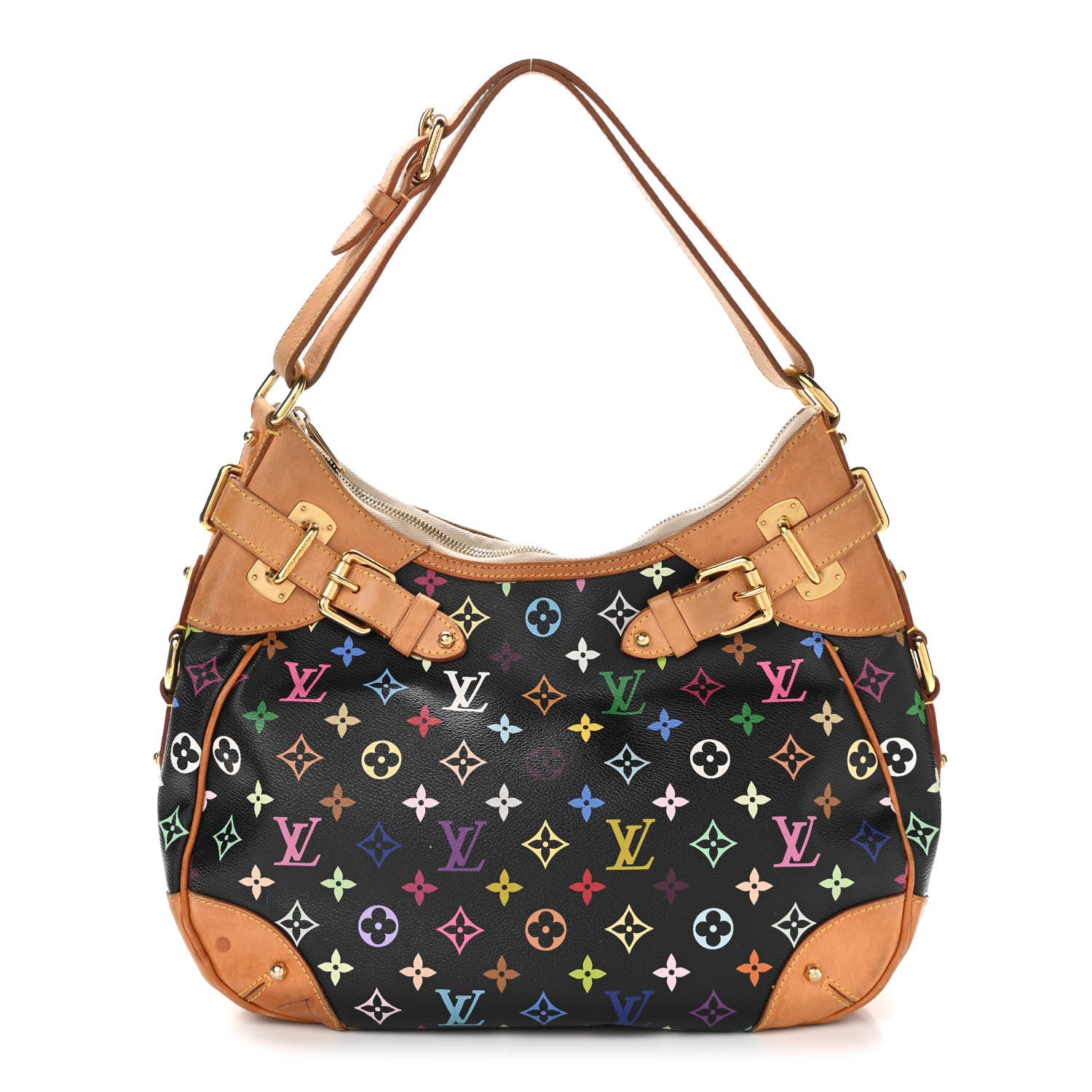 Louis Vuitton Monogram Multicolor Greta Black 1 of 14