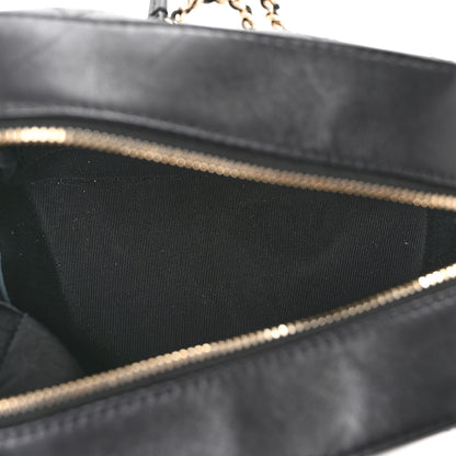 Chanel Calfskin Stitched Enamel CC Camera Case Bag Black 5 of 10