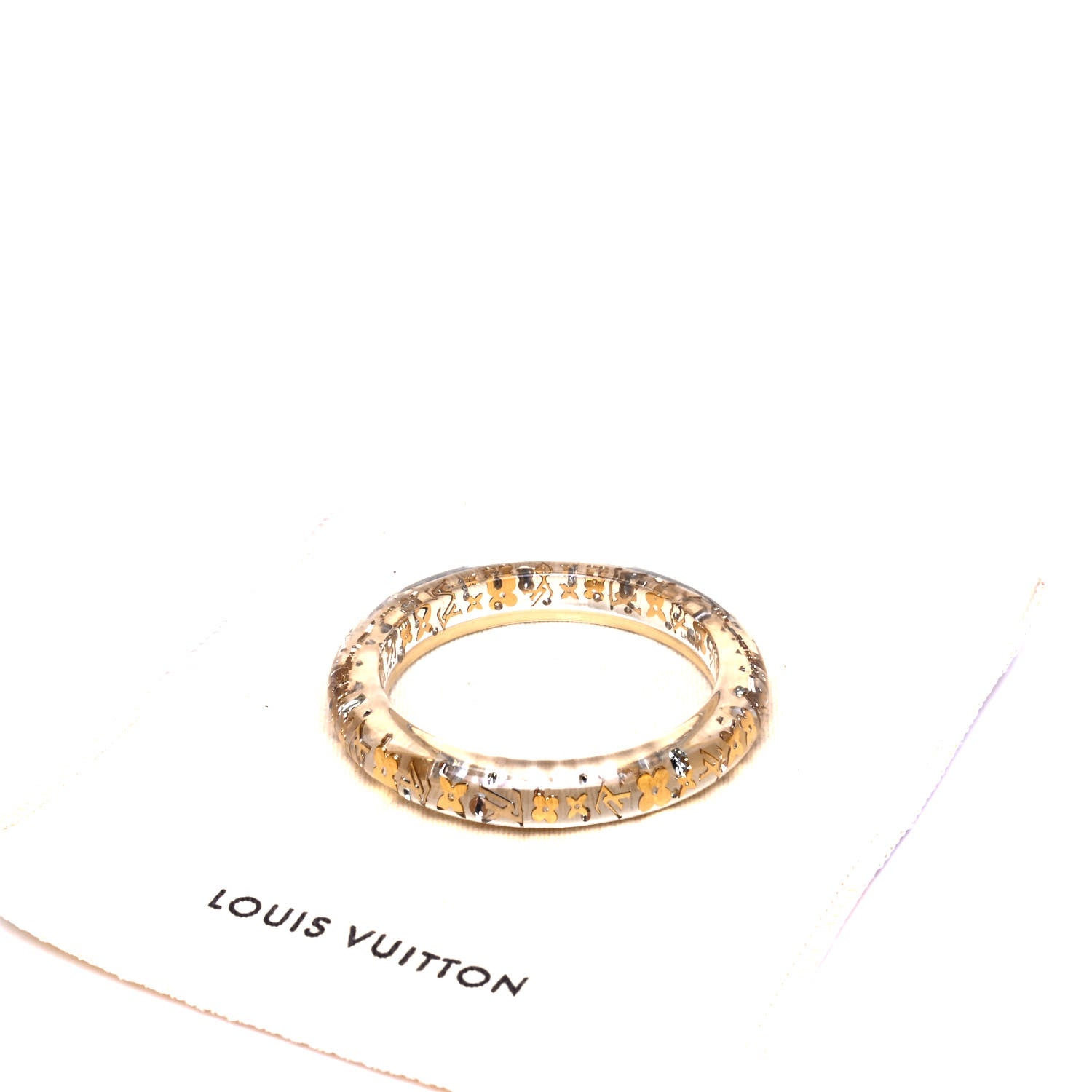 Louis Vuitton Resin Swarovski Small Inclusion Bracelet PM Transparent 4 of 4