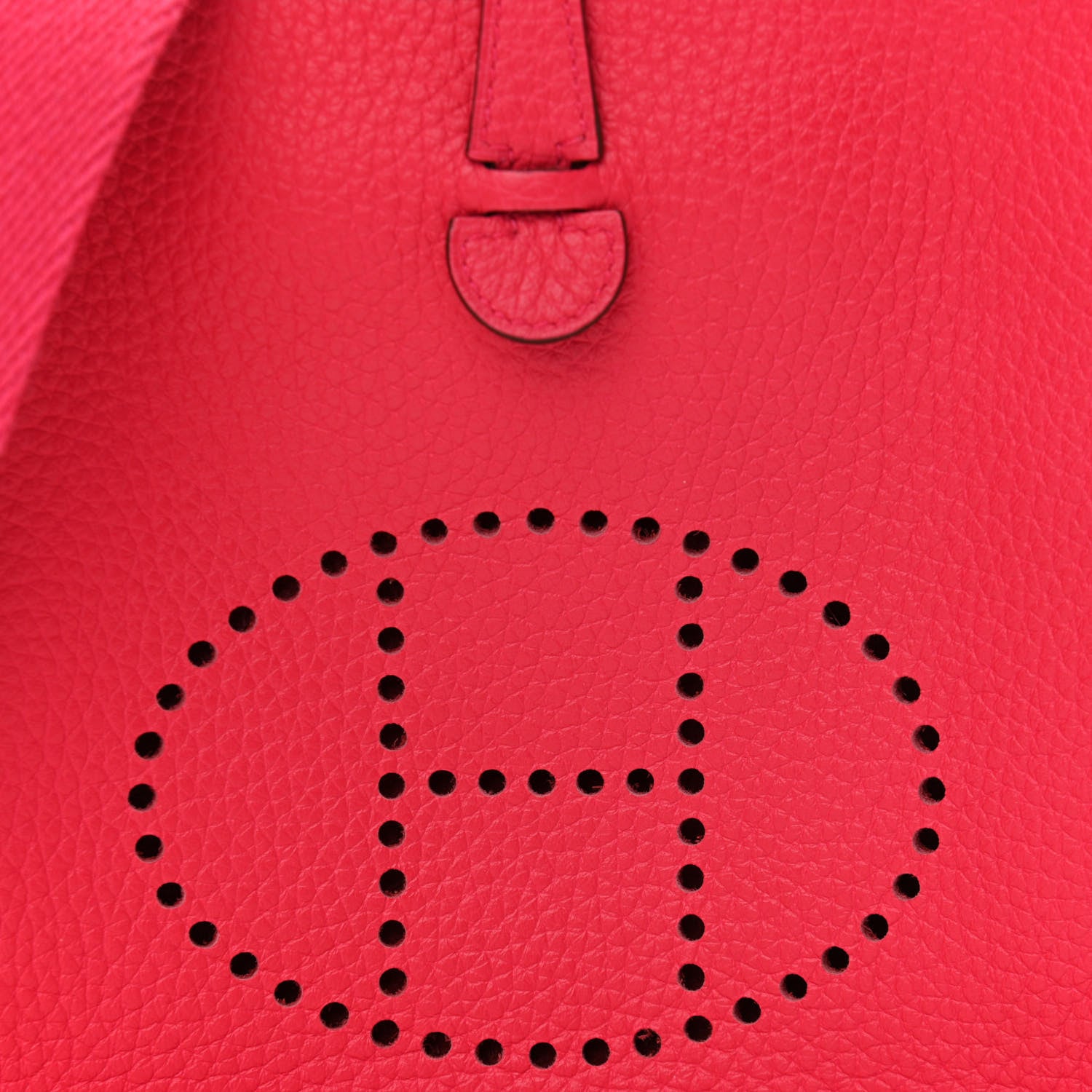 Hermes Taurillon Clemence Evelyne TPM Rose Extreme 8 of 11