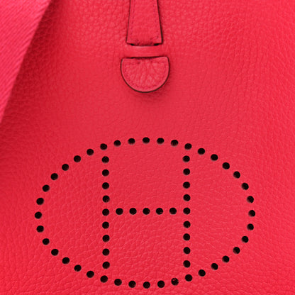 Hermes Taurillon Clemence Evelyne TPM Rose Extreme 8 of 11