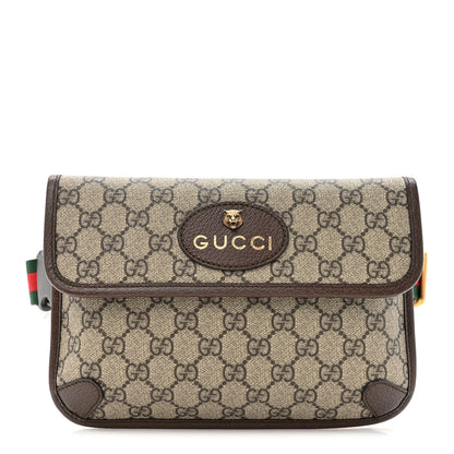 Gucci GG Supreme Monogram Neo Vintage Web Belt Bag Brown 1 of 10