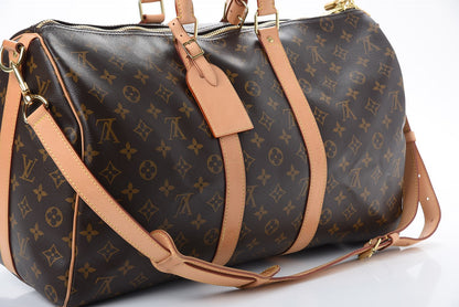 Louis Vuitton Monogram Keepall Bandouliere 45 9 of 12