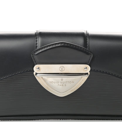 Louis Vuitton Epi Montaigne Clutch Black 8 of 10