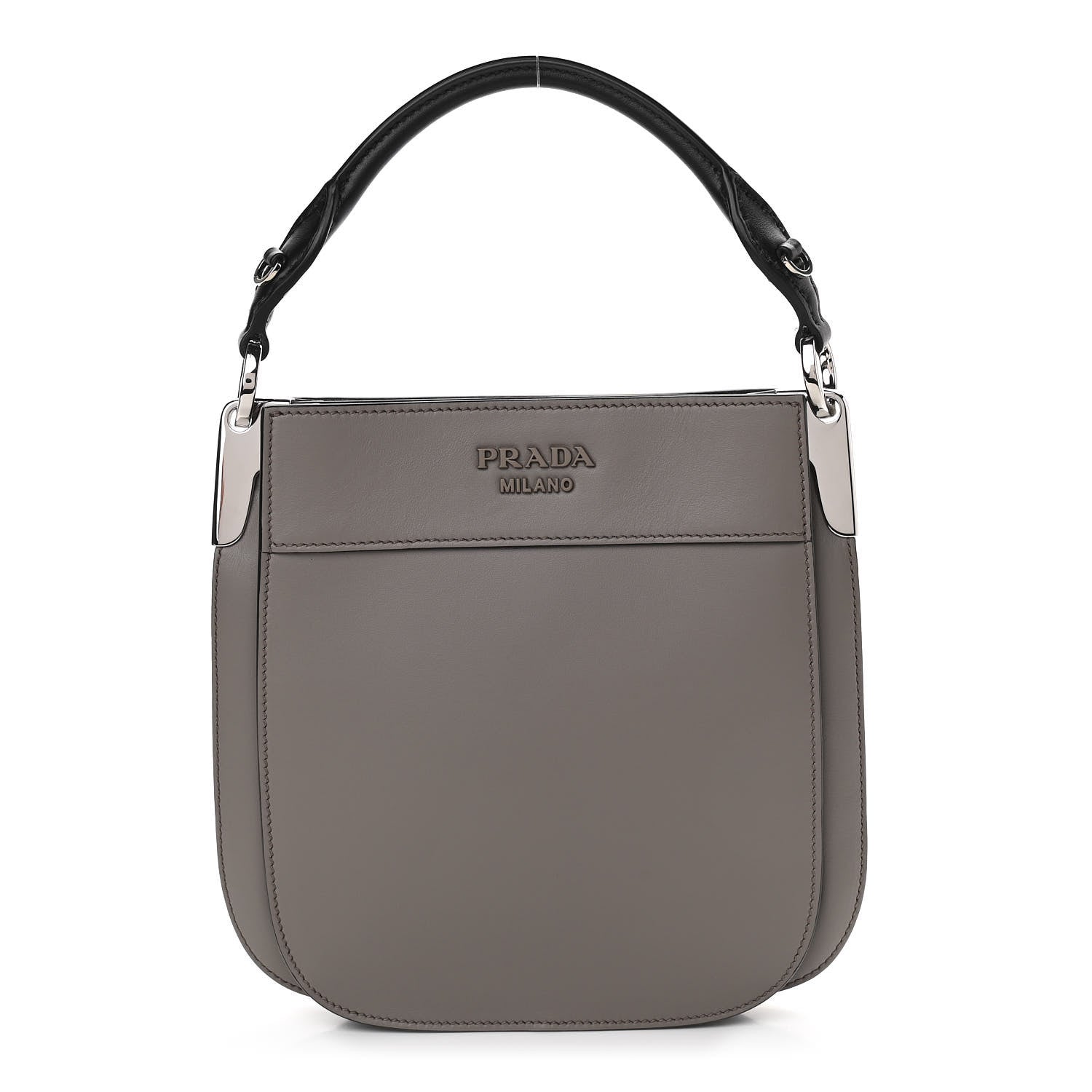 Prada City Calfskin Small Margit Bag Argilla Black 1 of 10