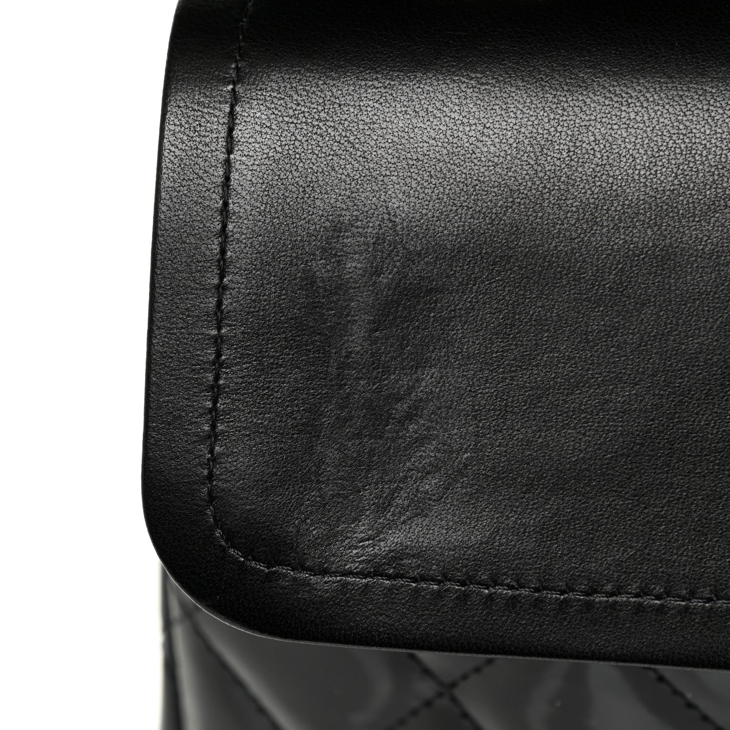 Chanel Patent Quilted Maxi Double Flap Black 21 of 25