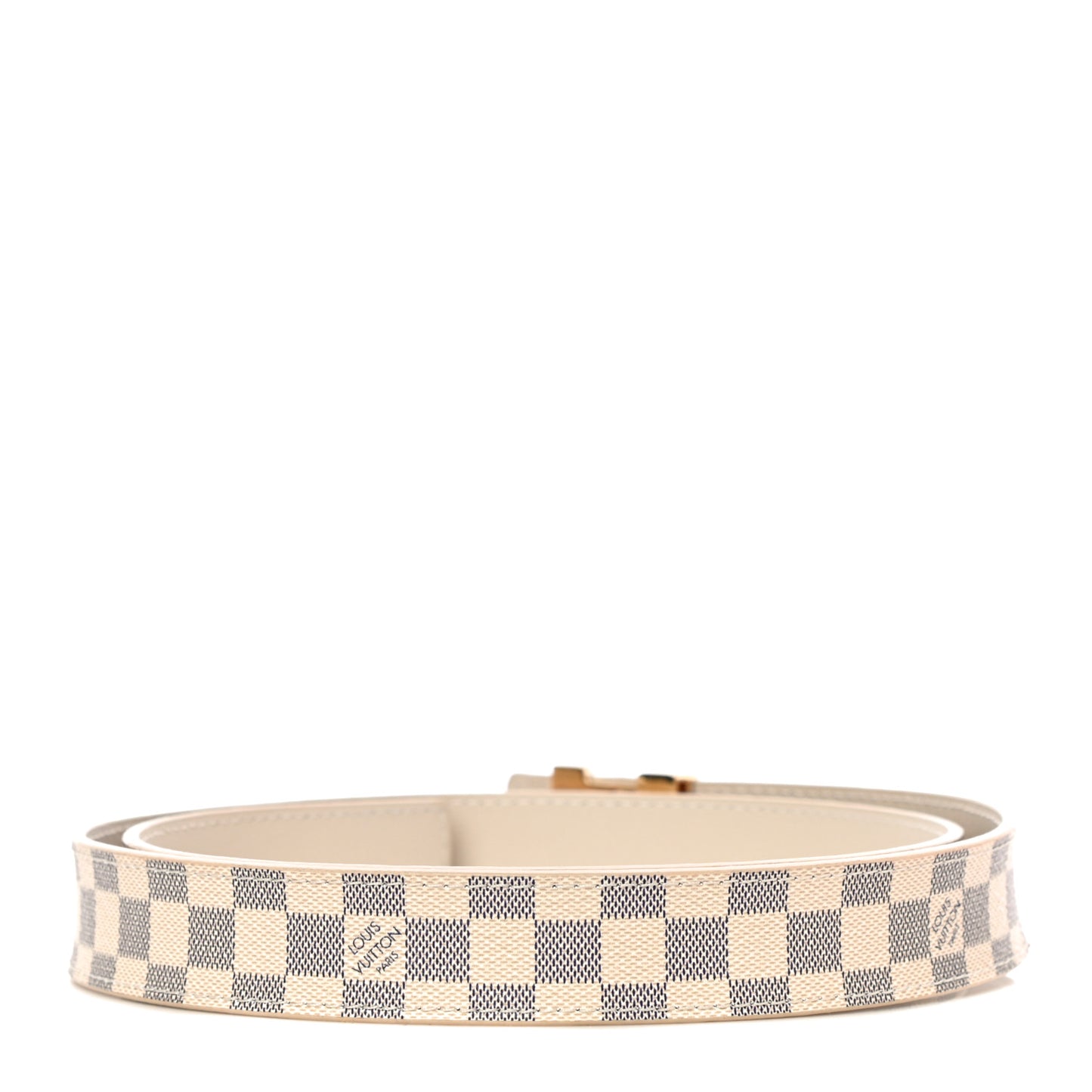 Mini Damier Azur 25mm LV Initiales Belt 80 32