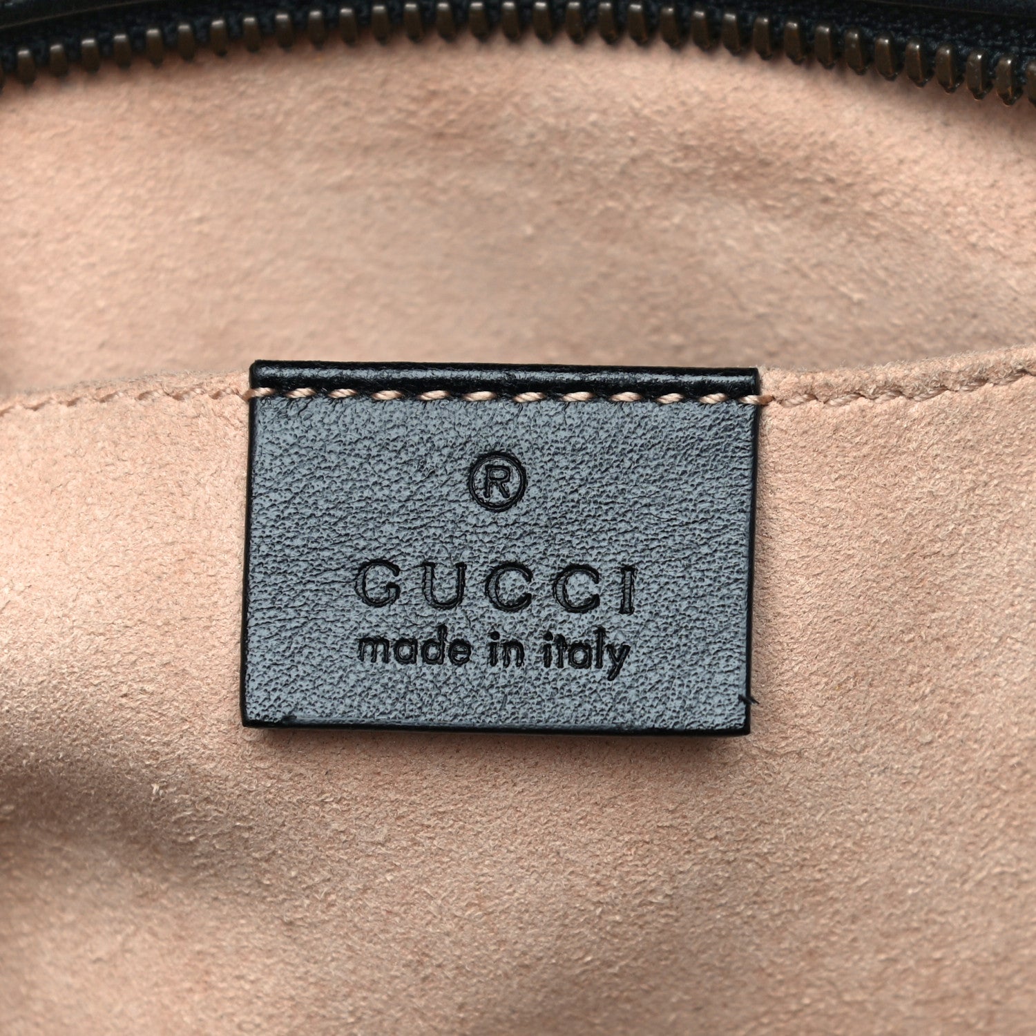 Gucci Calfskin Matelasse Small GG Marmont Chain Shoulder Bag Black 6 of 22
