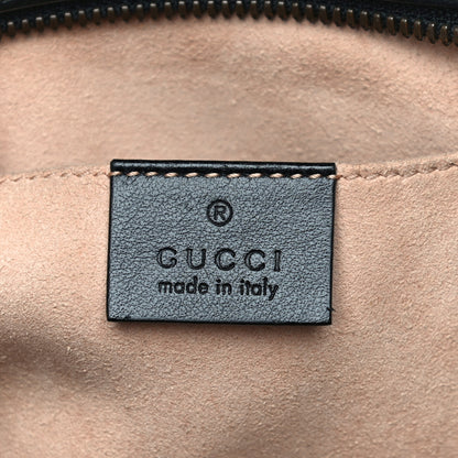 Gucci Calfskin Matelasse Small GG Marmont Chain Shoulder Bag Black 6 of 22