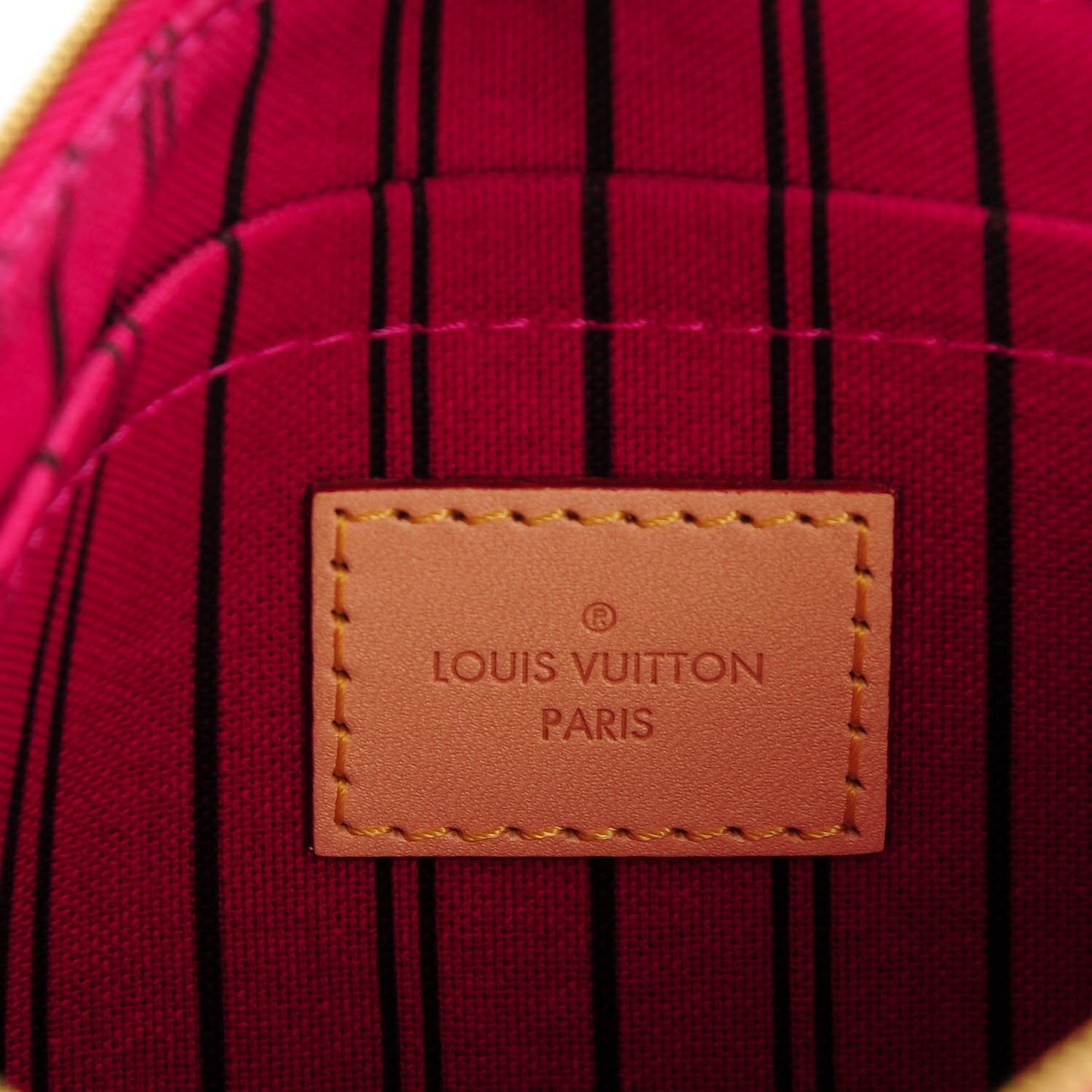 Monogram Neverfull MM GM Pochette Fuchsia