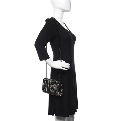Saint Laurent Patent Small Monogram Kate Satchel Black Ivory Gold 2 of 11