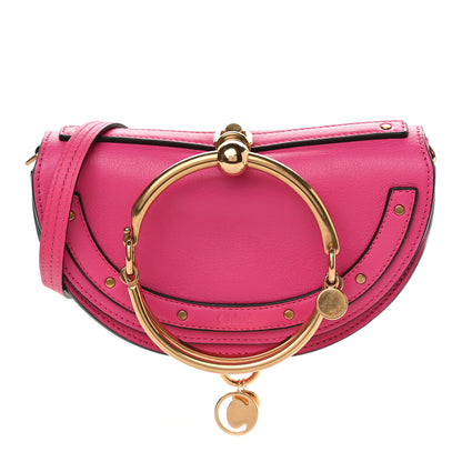 Chloe Calfskin Small Nile Bracelet Minaudiere Bag Fuchsia Rose 1 of 10
