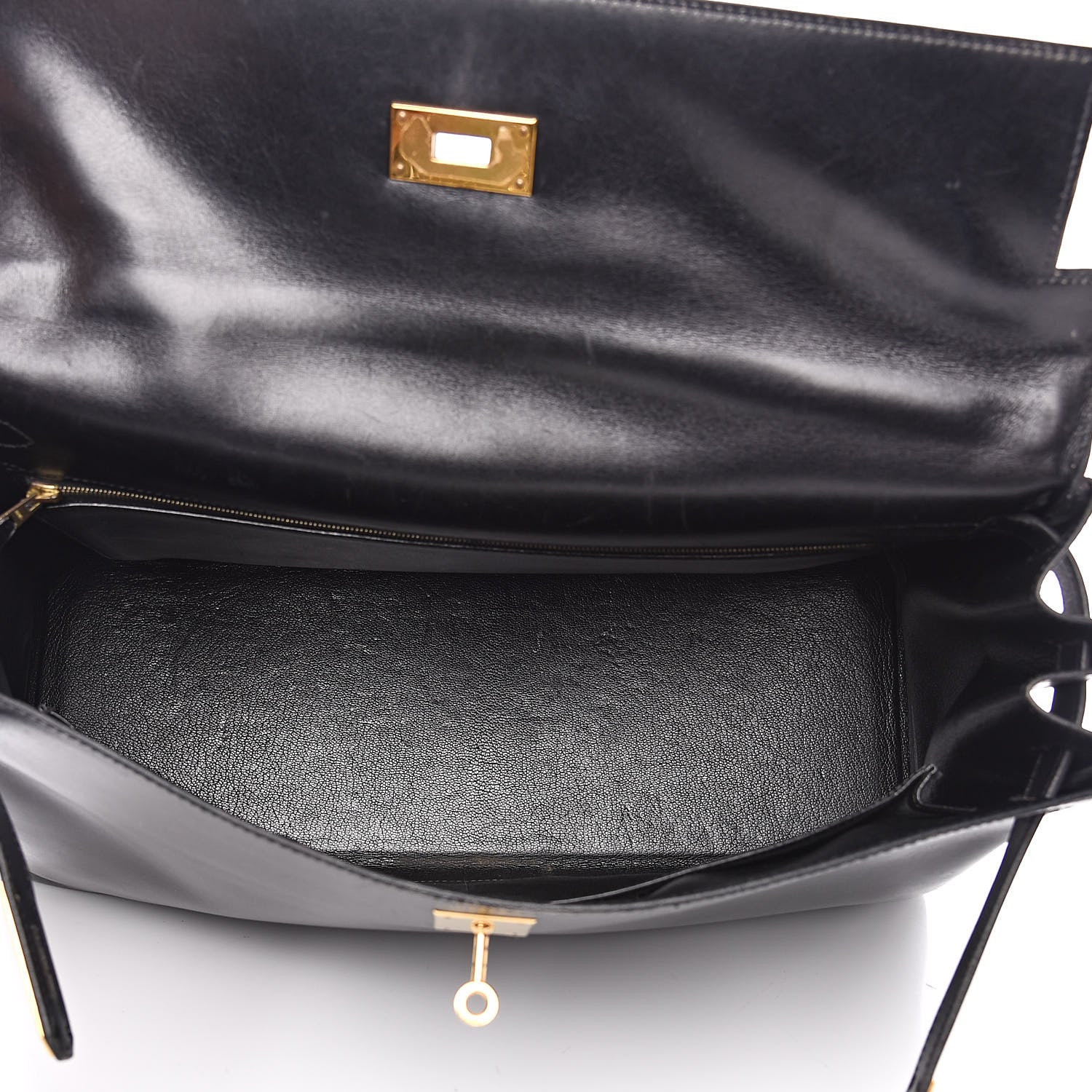 Hermes Box Kelly Retourne 40 Black 7 of 36
