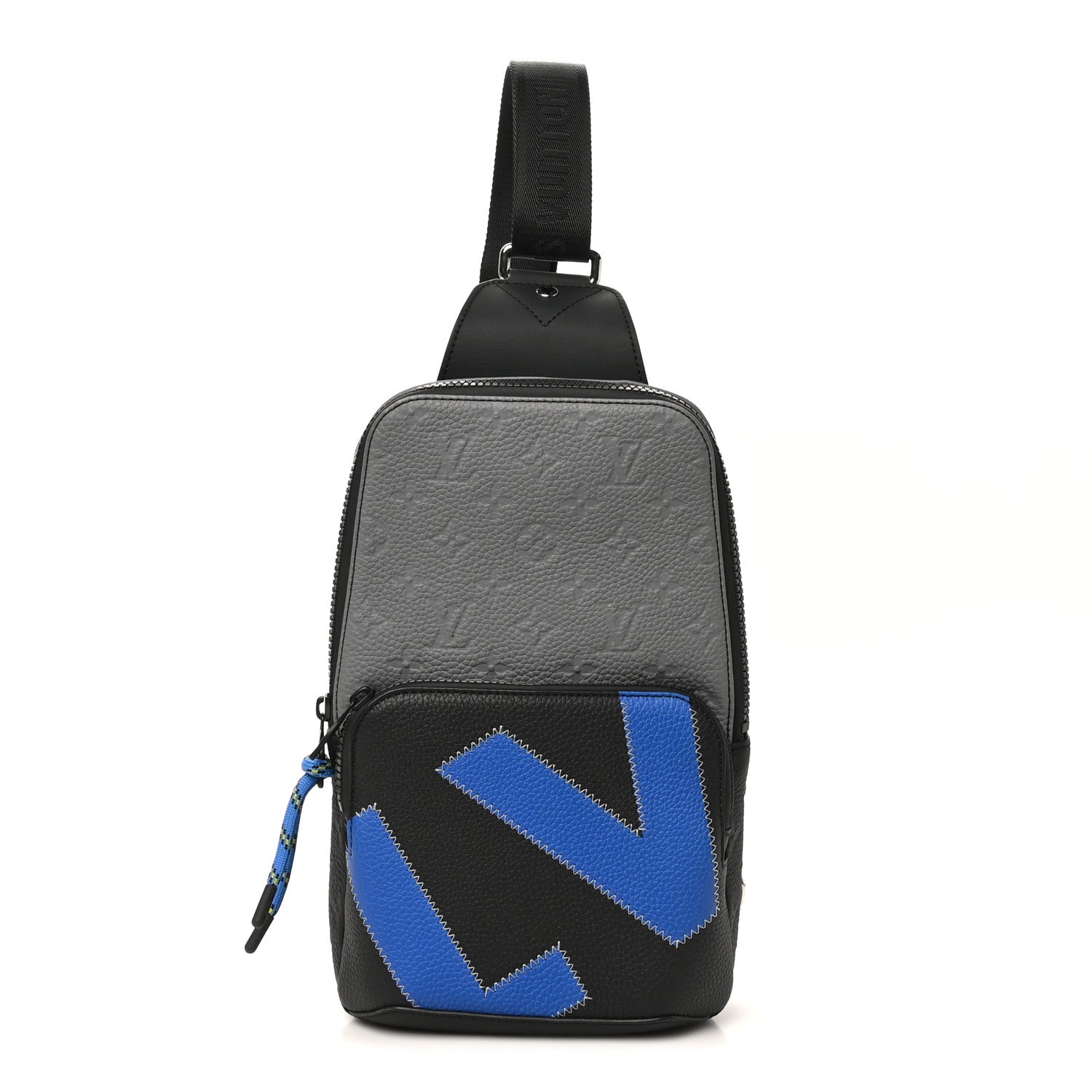 Louis Vuitton Empreinte Avenue Sling Bag Grey Blue 1 of 9