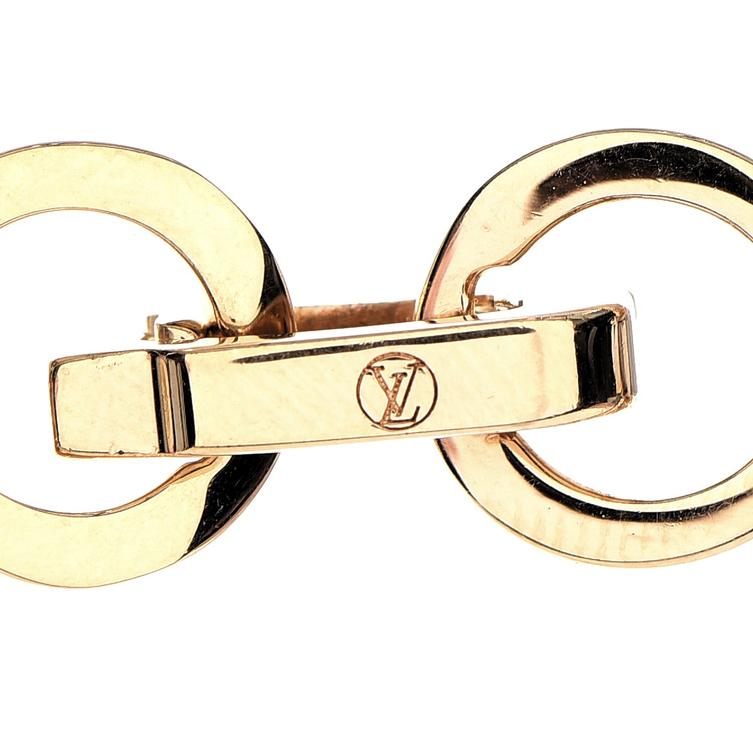 Louis Vuitton Serrure Chain Necklace Gold 6 of 6