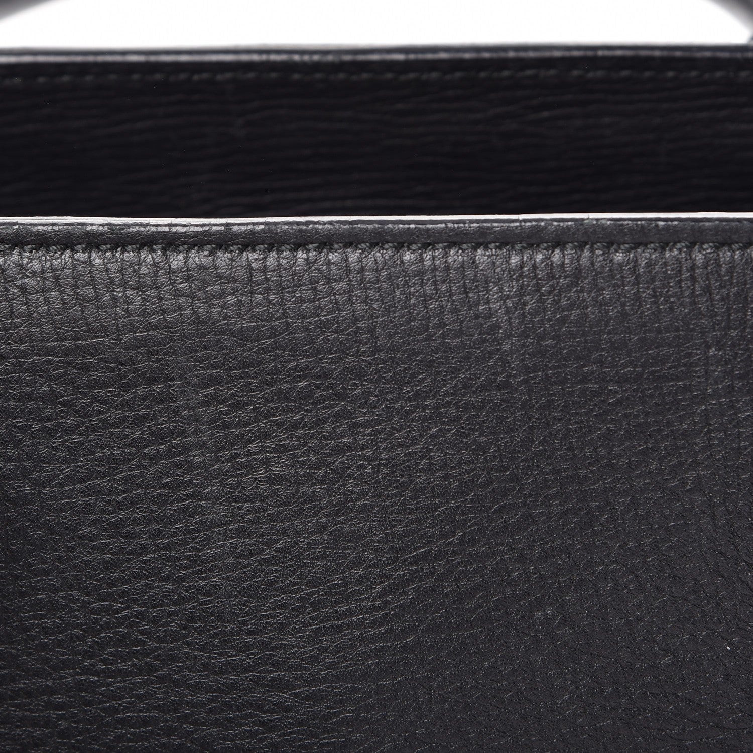 Burberry Calfskin House Check Medium Banner Tote Black 8 of 14