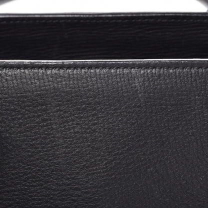 Burberry Calfskin House Check Medium Banner Tote Black 8 of 14