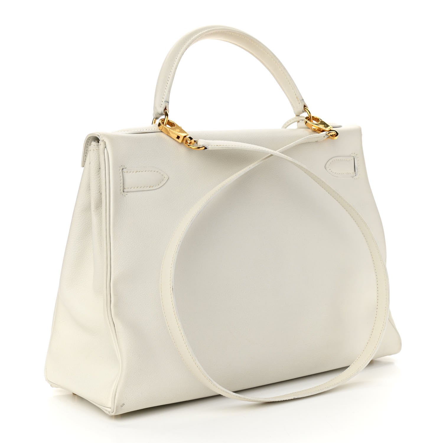 Hermes Evercolor Kelly Retourne 32 White 3 of 16