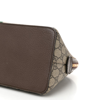 Gucci GG Supreme Monogram Web Medium Ophidia Top Handle Dome Bag Brown 10 of 10