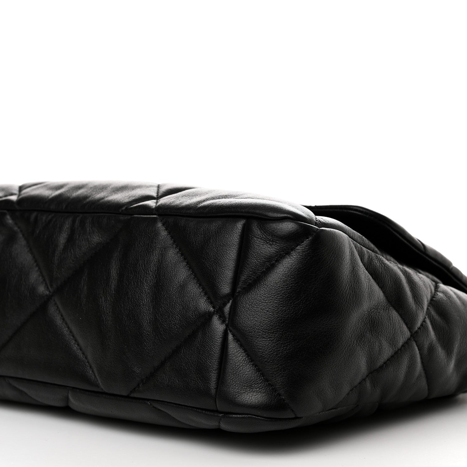 Chanel Lambskin Quilted Large Chanel 19 Flap Black 10 of 11