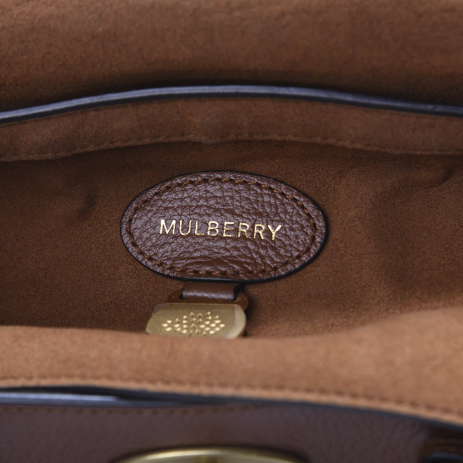 Mulberry Natural Vegetable Tanned Small Bayswater Oak 9 of 11