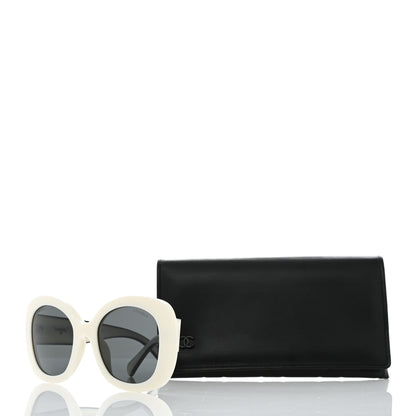 Chanel Acetate Sunglasses 71414A White 8 of 8