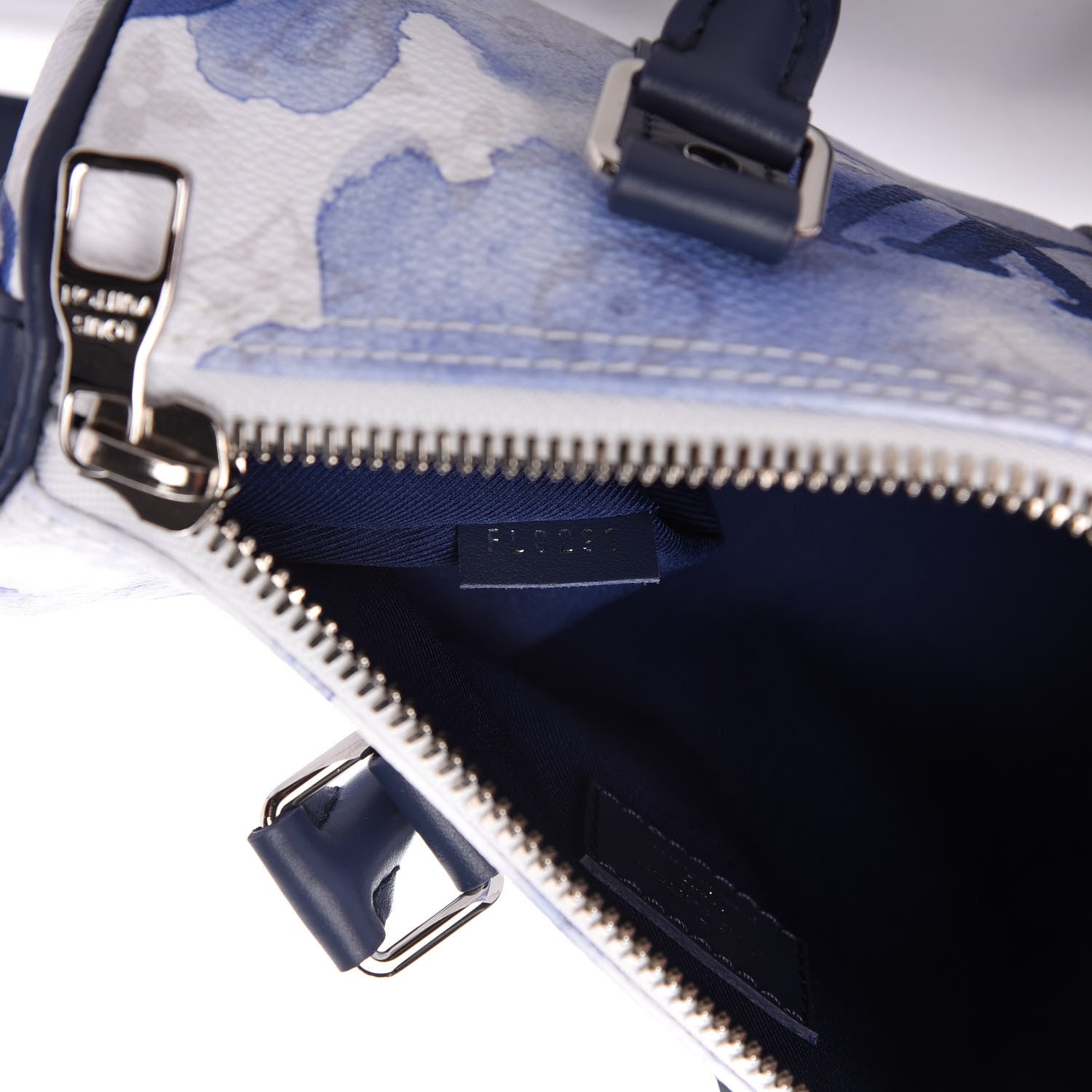 Louis Vuitton Monogram Watercolor Keepall XS Blue 9 of 11