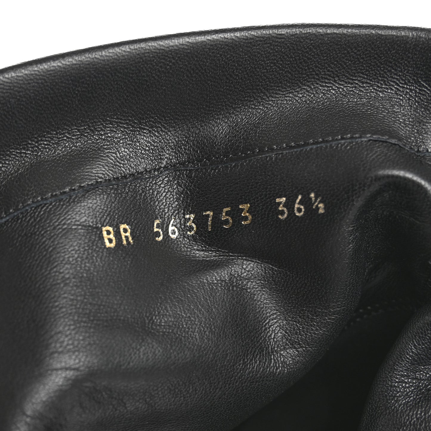Calfskin Opyum Ankle Boots 36.5 Black