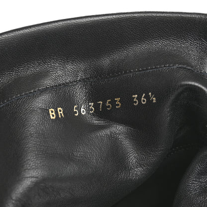 Saint Laurent Calfskin Opyum Ankle Boots 36.5 Black 8 of 9